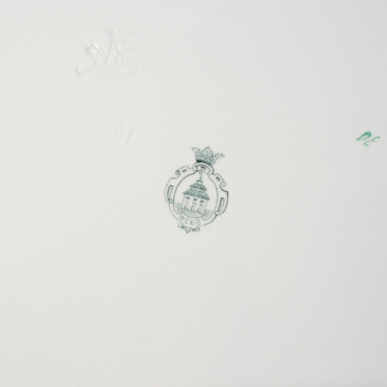 100年前の北欧皿 グスタフスベリ製 ヴェクショー（Wexiö）特大 スクエアプレート