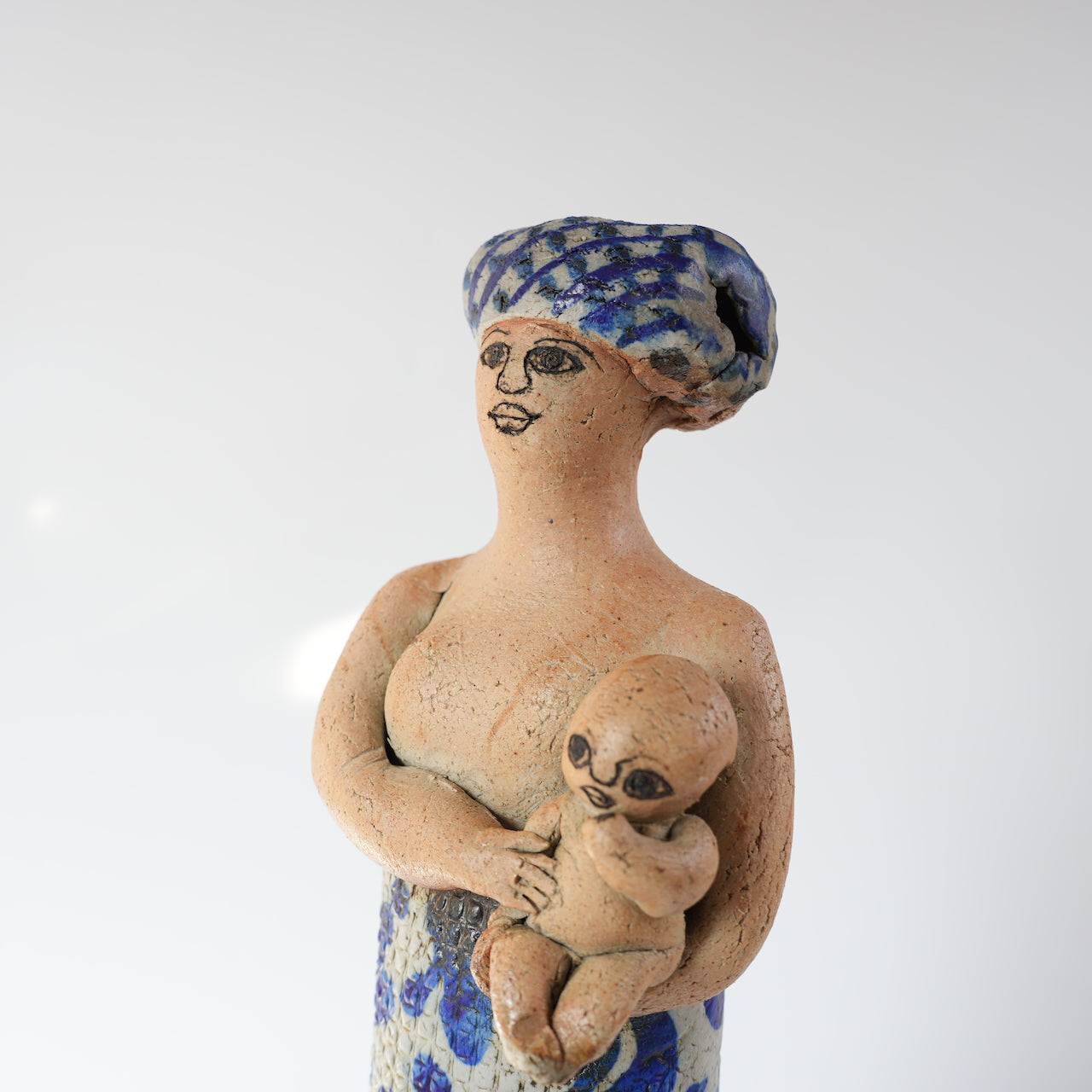 リサ・ラーソン 傑作ユニークピース アフリカの母と子の像