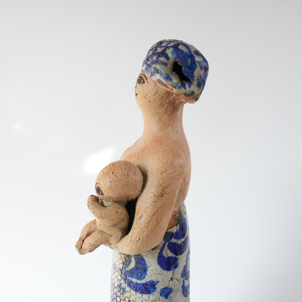 リサ・ラーソン 傑作ユニークピース アフリカの母と子の像