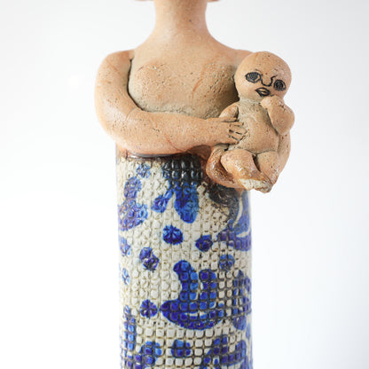 リサ・ラーソン 傑作ユニークピース アフリカの母と子の像