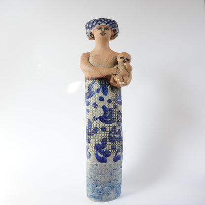 リサ・ラーソン 傑作ユニークピース アフリカの母と子の像