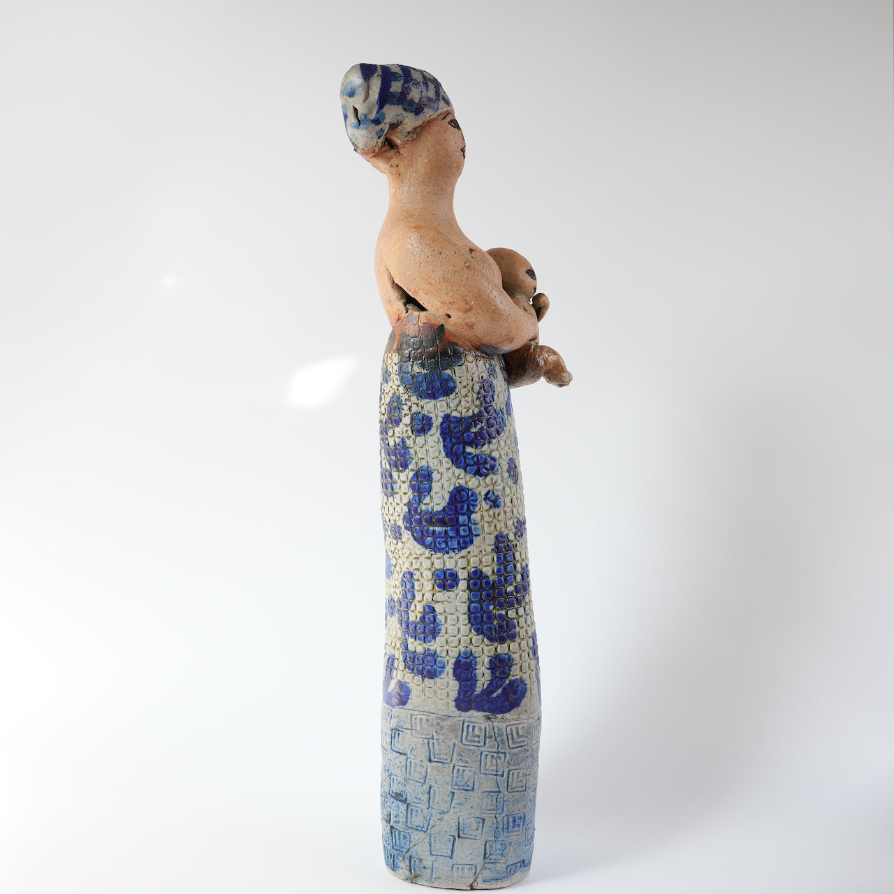 リサ・ラーソン 傑作ユニークピース アフリカの母と子の像