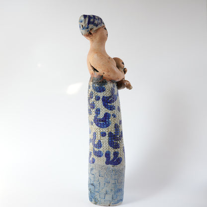 リサ・ラーソン 傑作ユニークピース アフリカの母と子の像