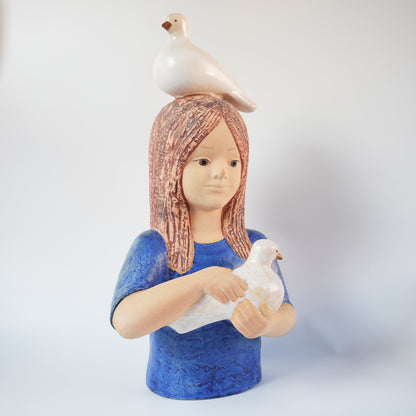 リサ・ラーソン グスタフスベリ 少女と鳩（Flicka med duva） - 12