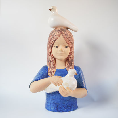 リサ・ラーソン グスタフスベリ 少女と鳩（Flicka med duva） - 13