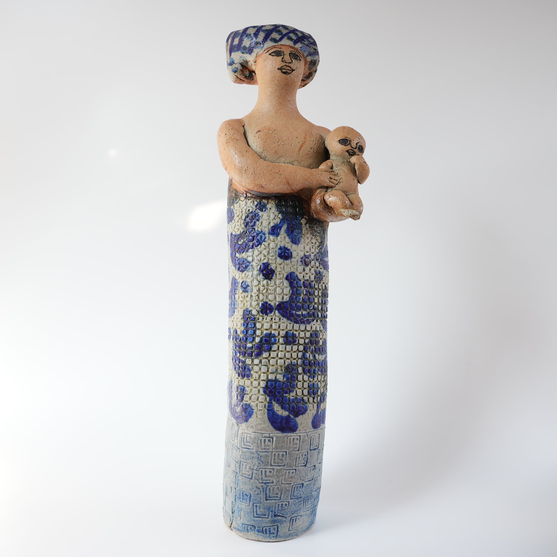 リサ・ラーソン 傑作ユニークピース アフリカの母と子の像 - 10