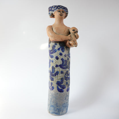 リサ・ラーソン 傑作ユニークピース アフリカの母と子の像 - 10