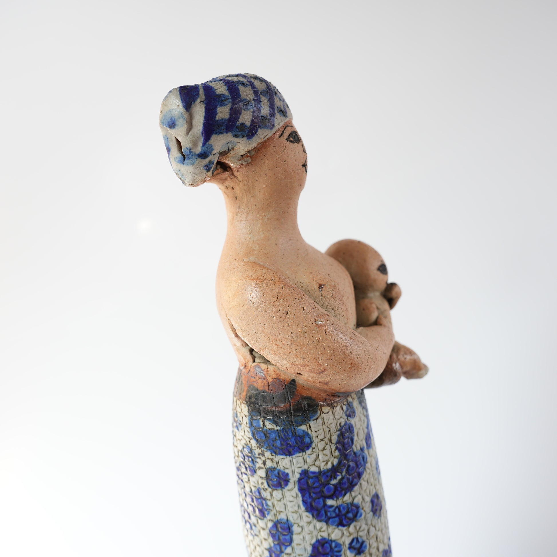 リサ・ラーソン 傑作ユニークピース アフリカの母と子の像 - 17