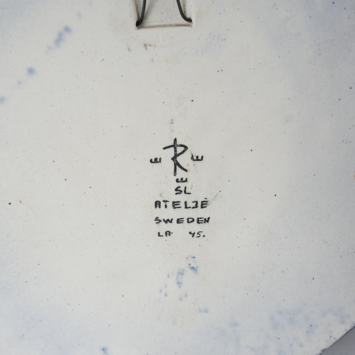 希少 ロールストランド シルヴィア・レウショヴィウス ヴィオラに集う白い小鳥の大サイズ陶板 - 6