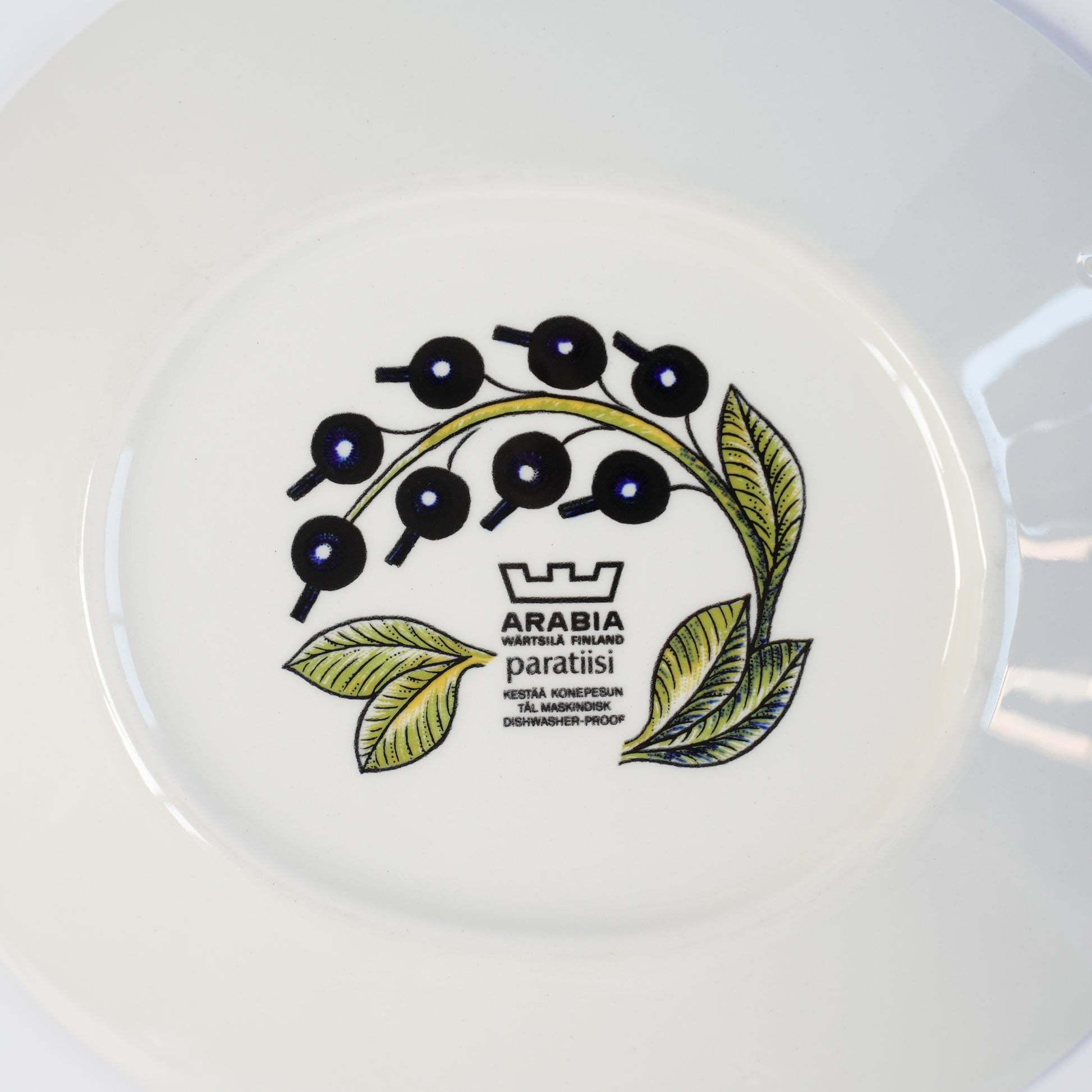 1971年製 ARABIA（アラビア）パラティッシ（Paratiisi）オーバルプレート21cm 1 - 5