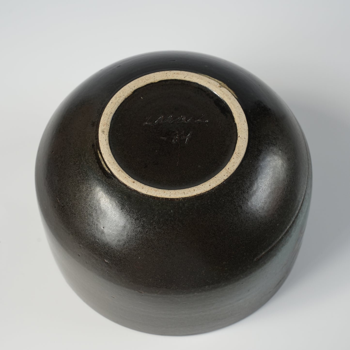 希少 リサ・ラーソン ユニークピース 1984年作 黒いボウル - 11