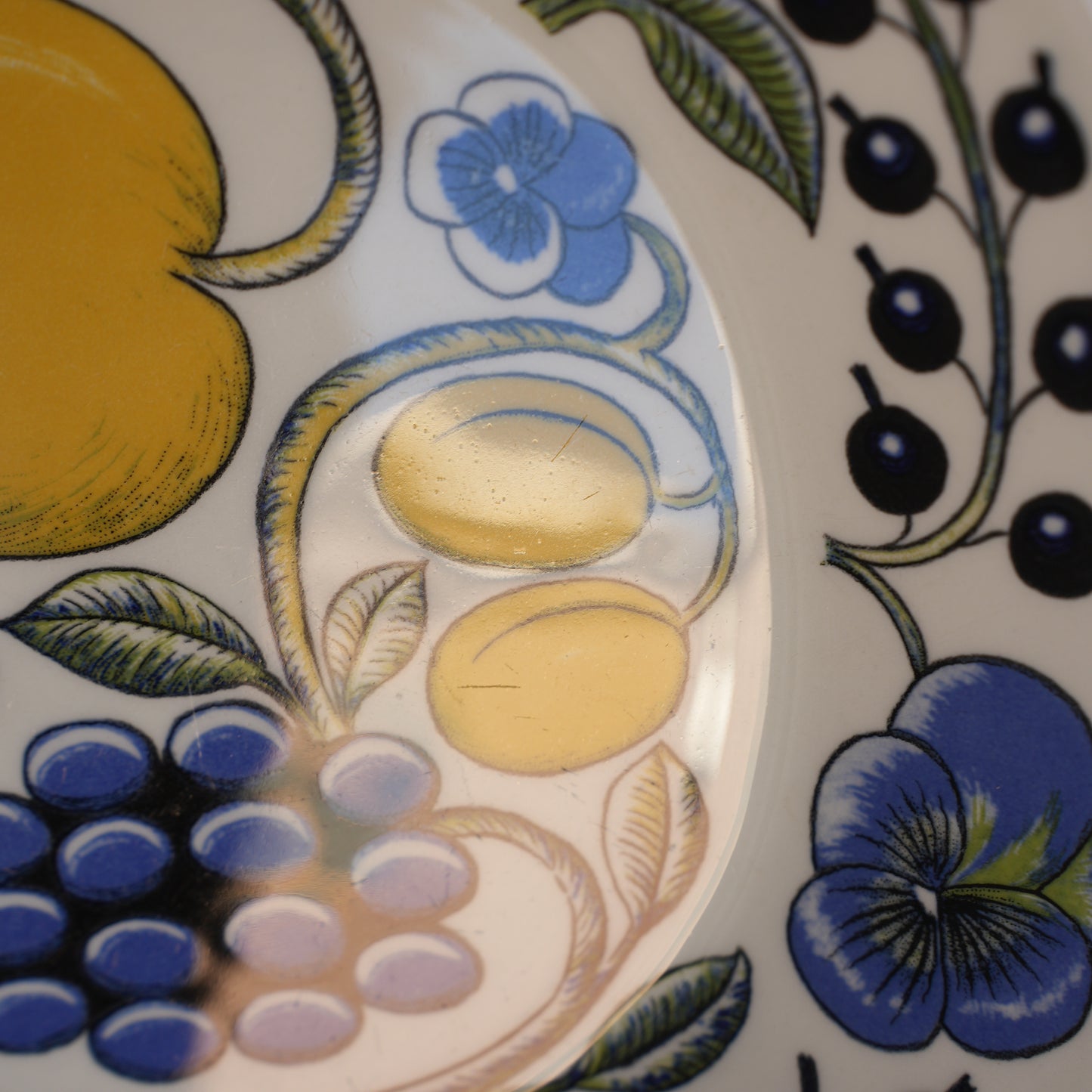 1971年製 ARABIA（アラビア）パラティッシ（Paratiisi）オーバルプレート21cm 1 - 8