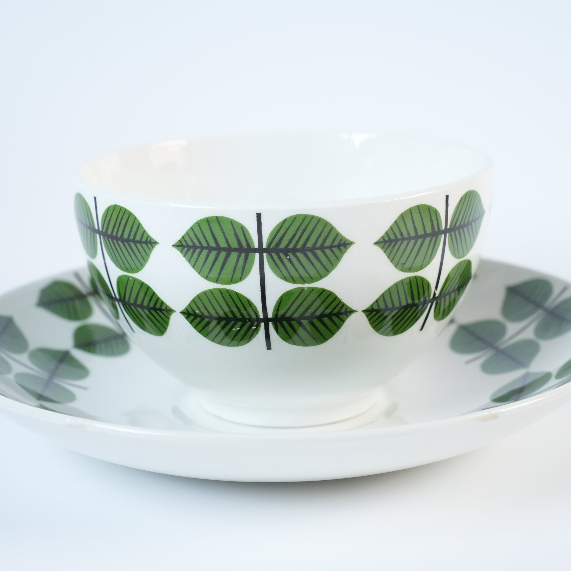 希少 グスタフスベリ ベルサ（Bersa）ヴィンテージ モーニングカップ＆ソーサー - 7