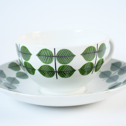 希少 グスタフスベリ ベルサ（Bersa）ヴィンテージ モーニングカップ＆ソーサー - 9