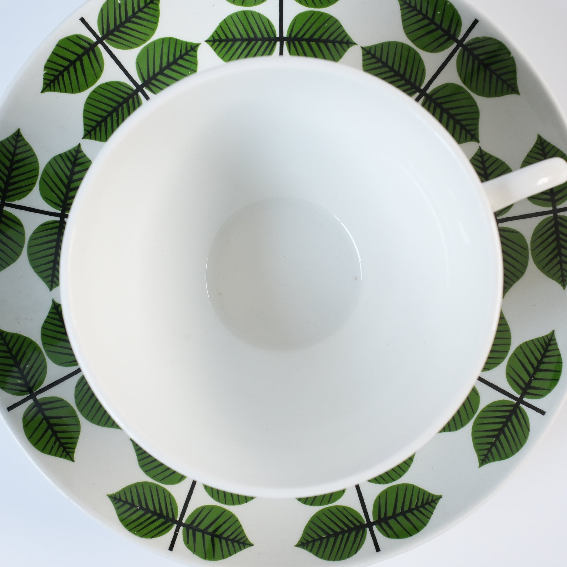 希少 グスタフスベリ ベルサ（Bersa）ヴィンテージ モーニングカップ＆ソーサー - 10