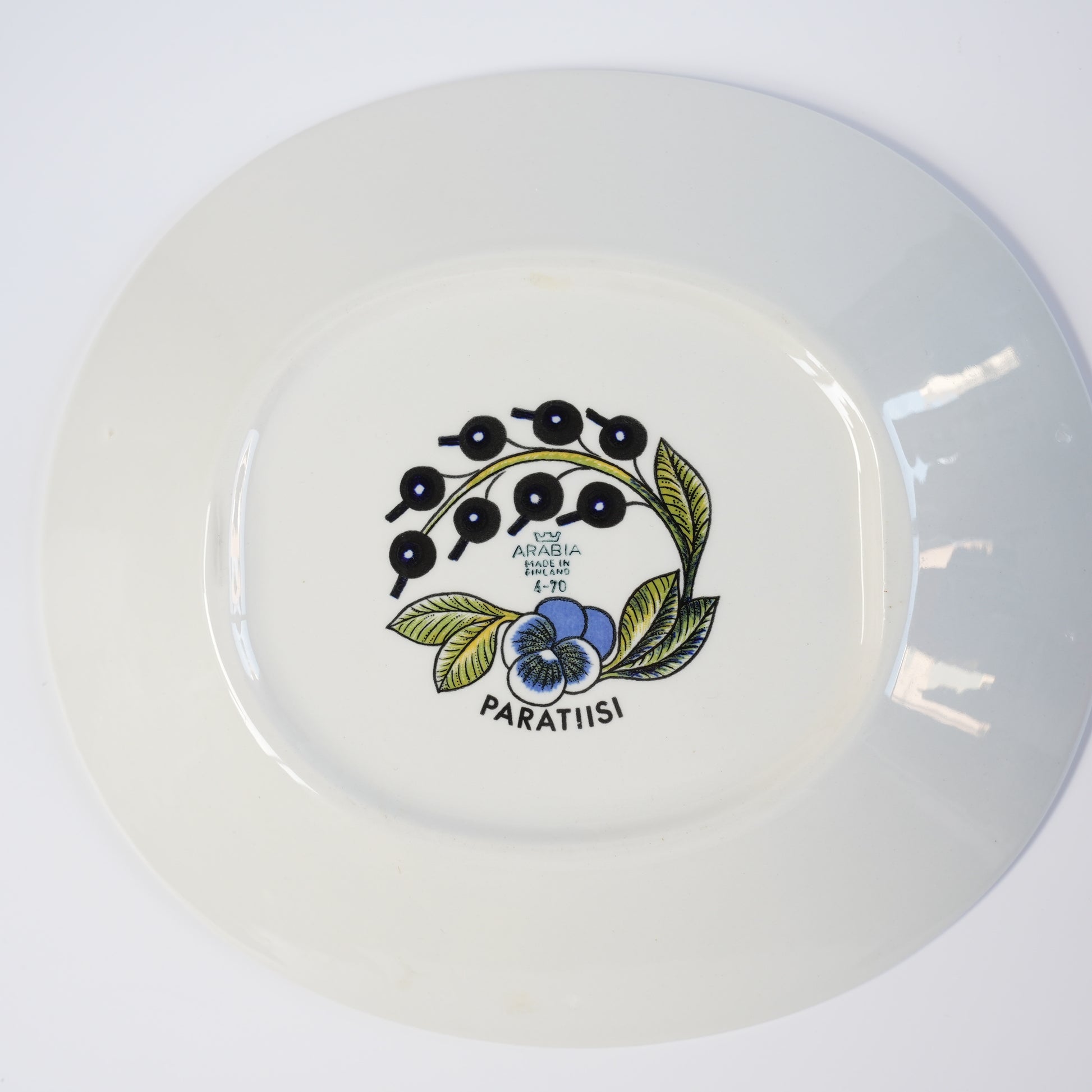 極美品【ヴィオラロゴ】アラビア（ARABIA）パラティッシ（Paratiisi）オーバルプレート25cm 1 - 4