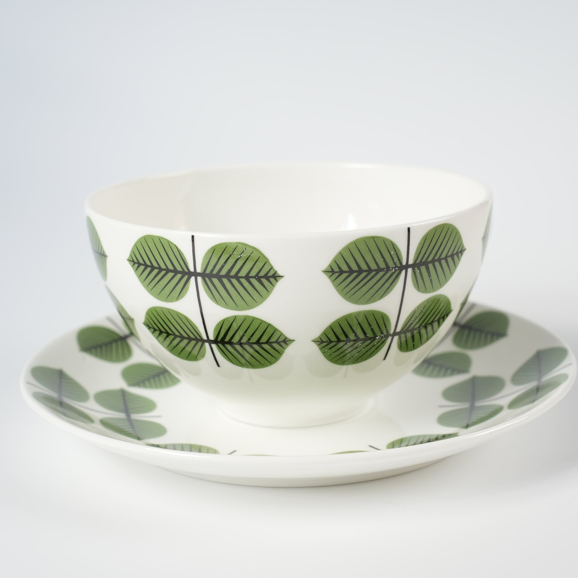 廃盤モデル 復刻版 グスタフスベリ ベルサ（Bersa）モーニングカップ＆ソーサー - ディテール 5