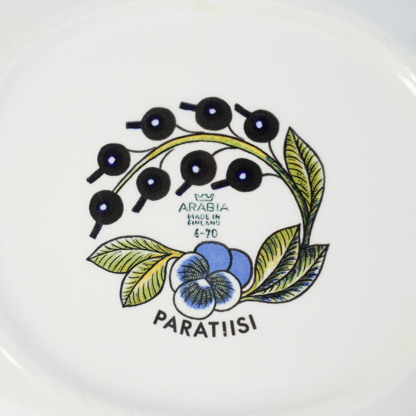 極美品【ヴィオラロゴ】アラビア（ARABIA）パラティッシ（Paratiisi）オーバルプレート25cm 1 - 5