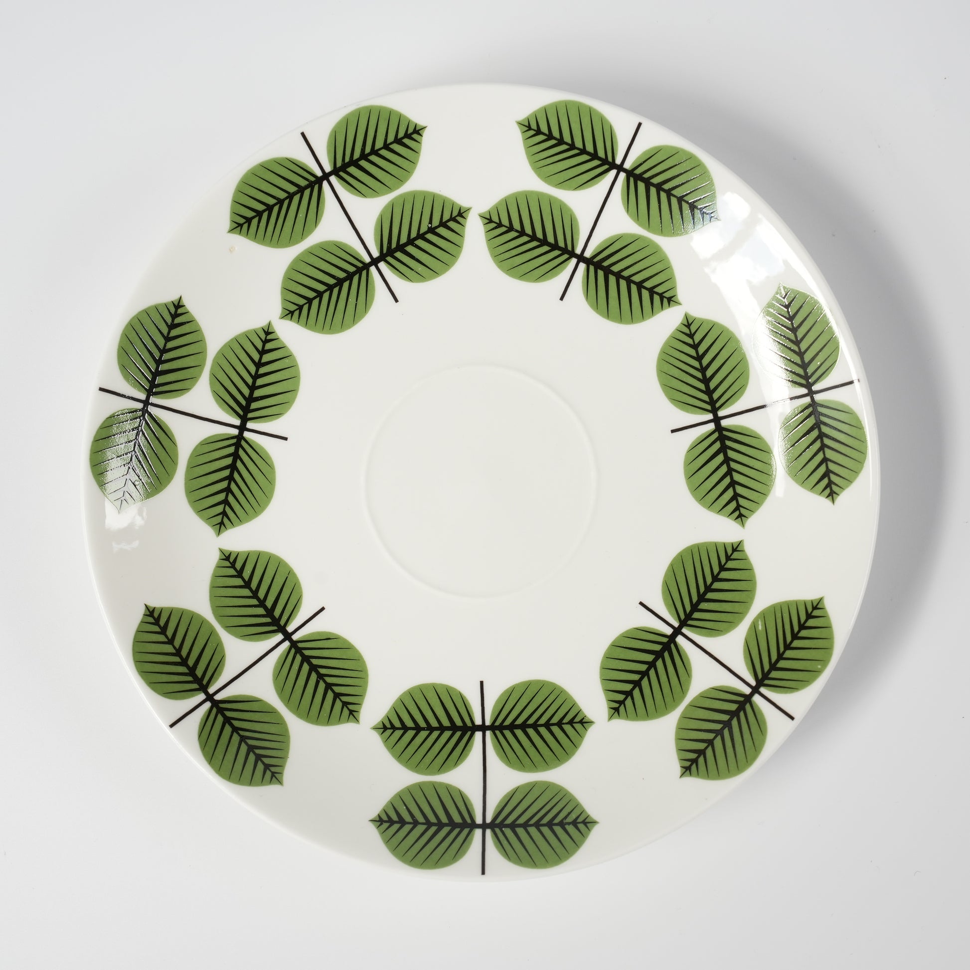 廃盤モデル 復刻版 グスタフスベリ ベルサ（Bersa）モーニングカップ＆ソーサー - ディテール 10