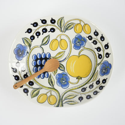 希少サイズ【ヴィオラロゴ】アラビア（ARABIA）パラティッシ（Paratiisi）深皿 スープ皿25cm