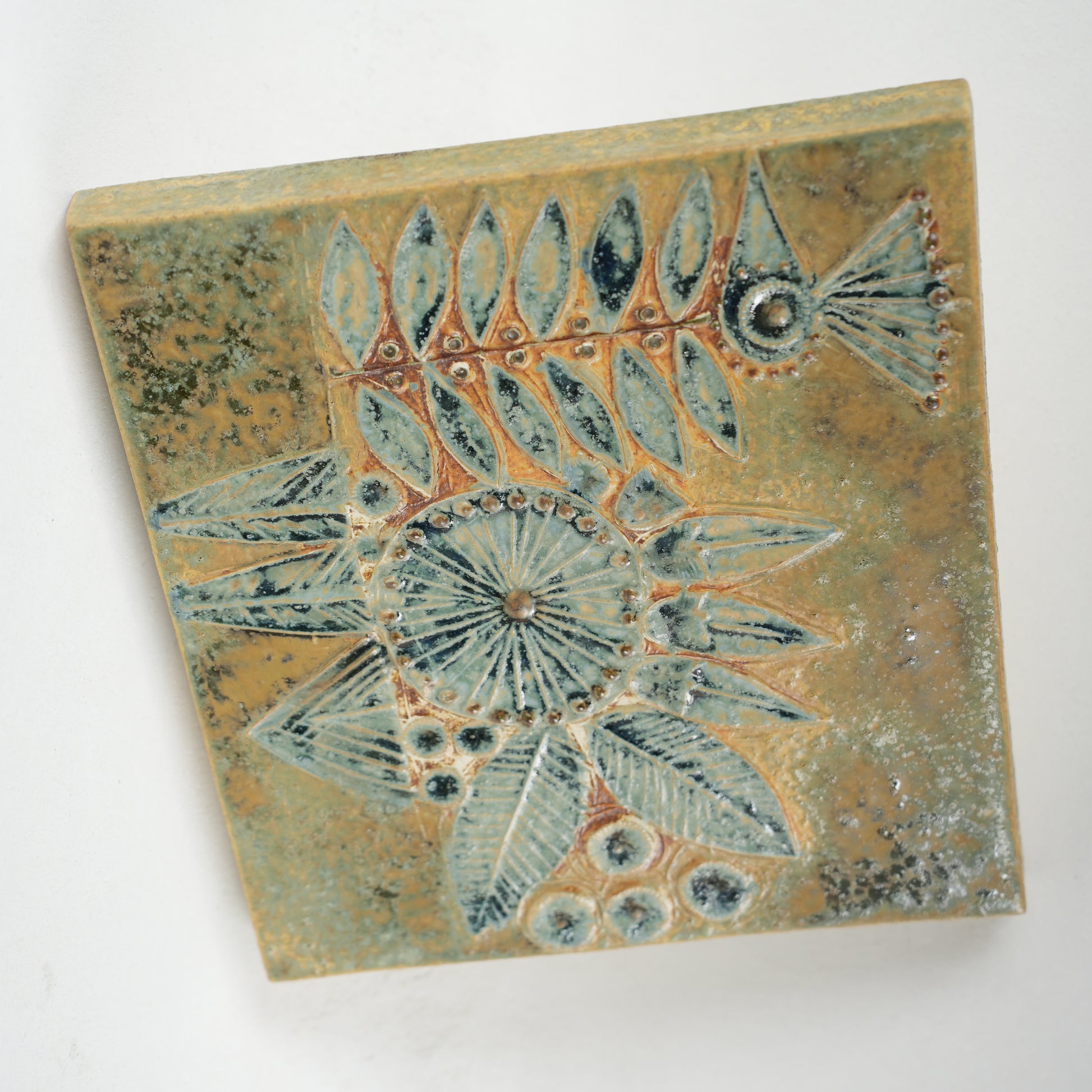 希少色 リサ・ラーソン グスタフスベリ 雄鶏（Tuppfågel）の陶板 - 14