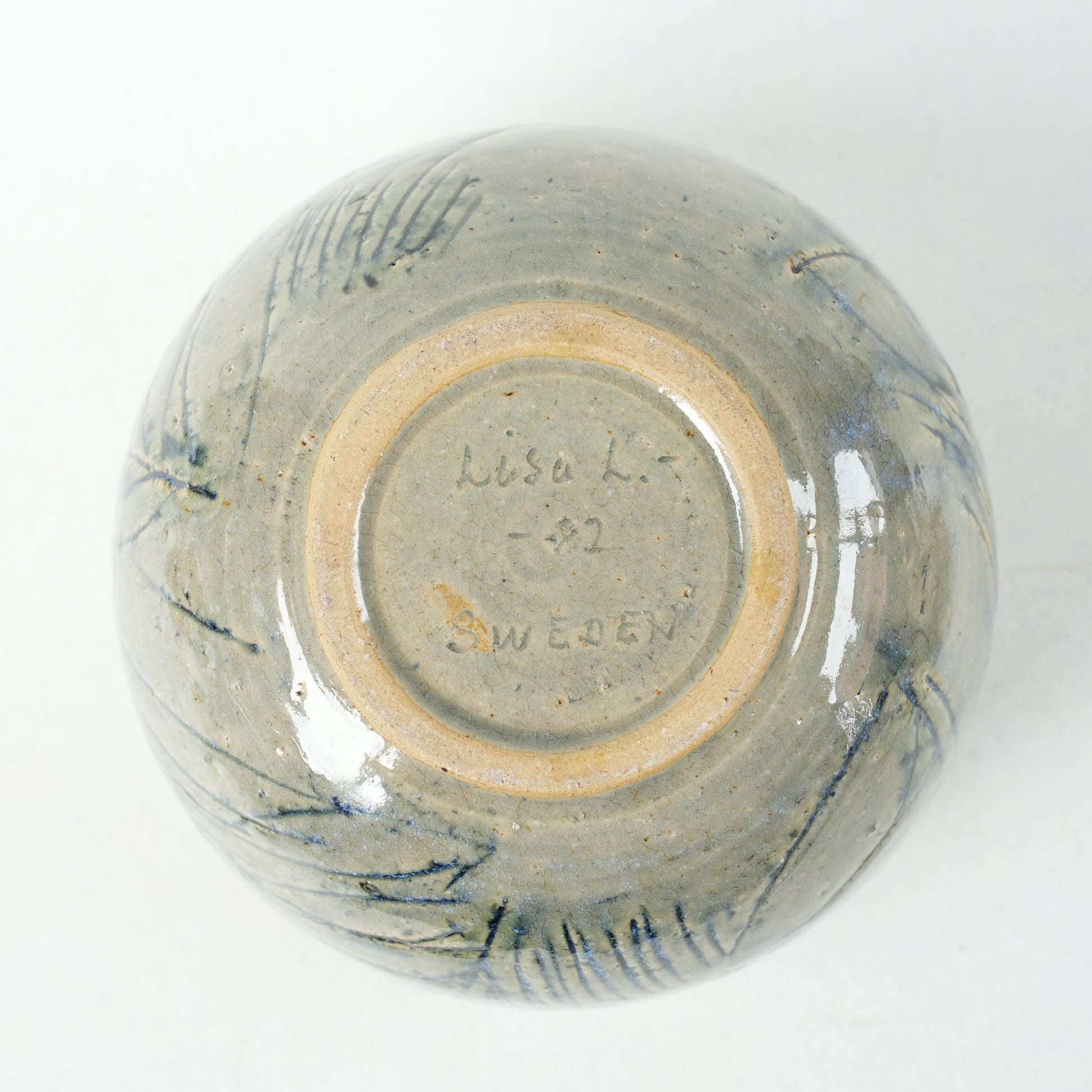 希少 リサ・ラーソン ユニークピース 薄紫色のフラワーベース - 14