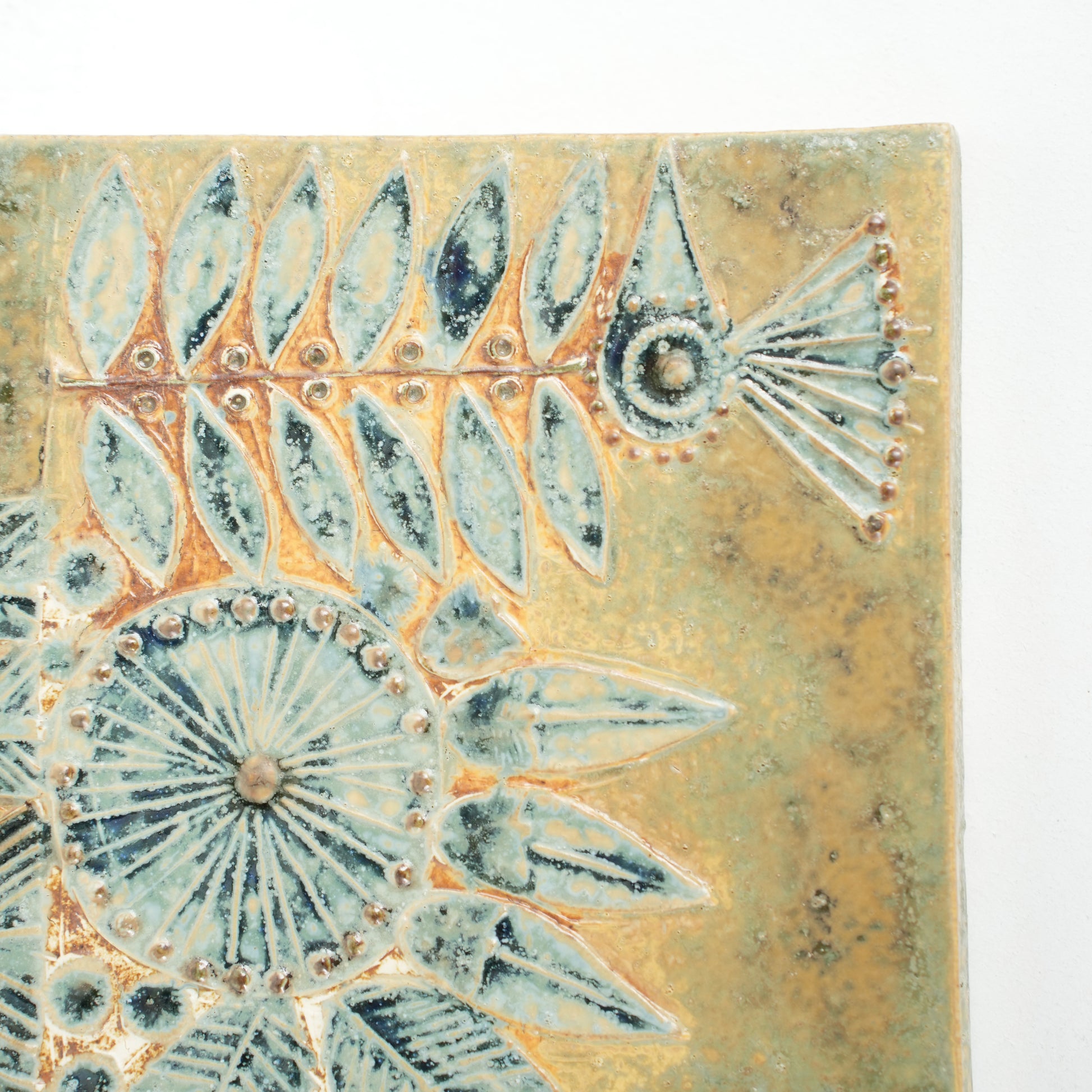 希少色 リサ・ラーソン グスタフスベリ 雄鶏（Tuppfågel）の陶板 - 2