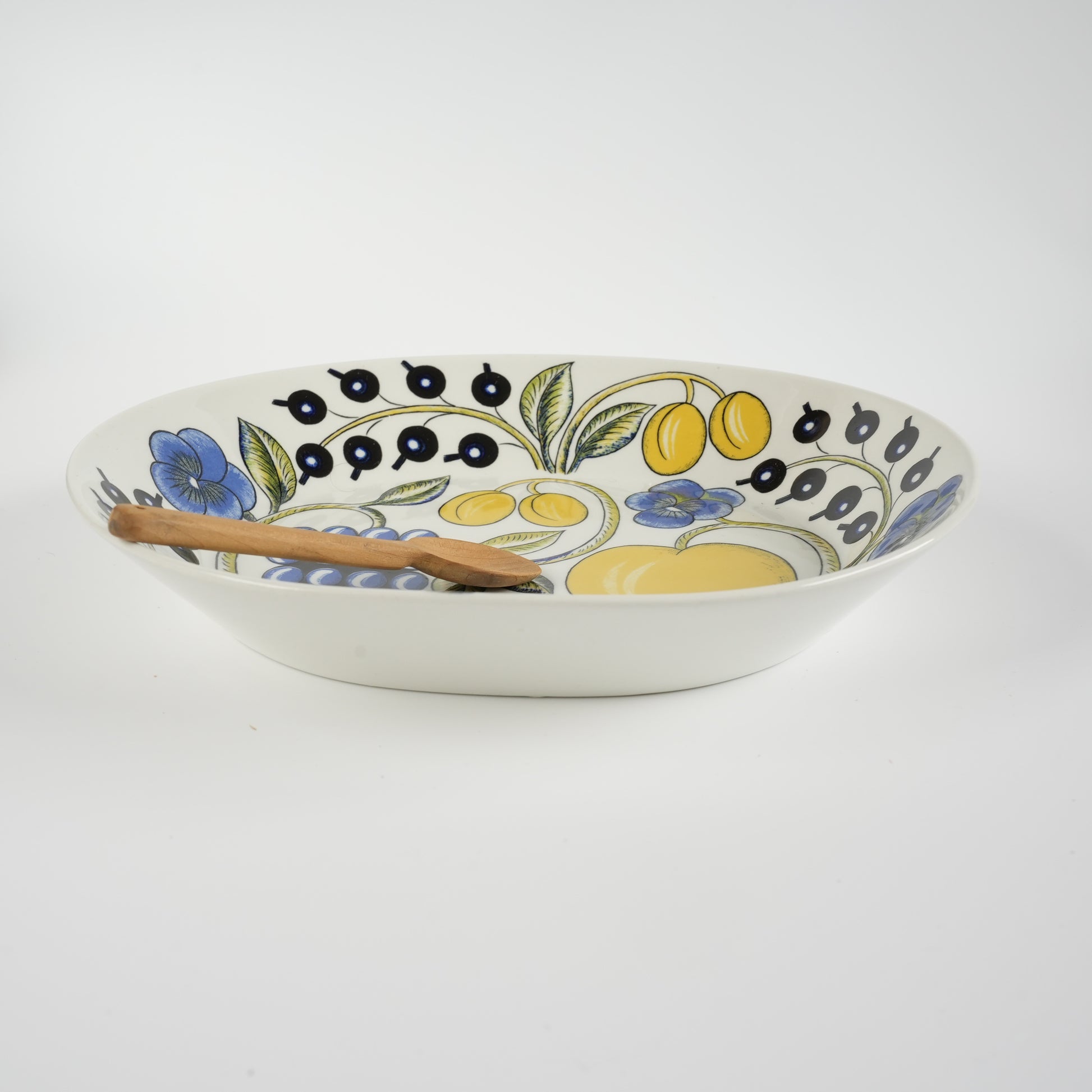 希少サイズ【ヴィオラロゴ】アラビア（ARABIA）パラティッシ（Paratiisi）深皿 スープ皿25cm - 3