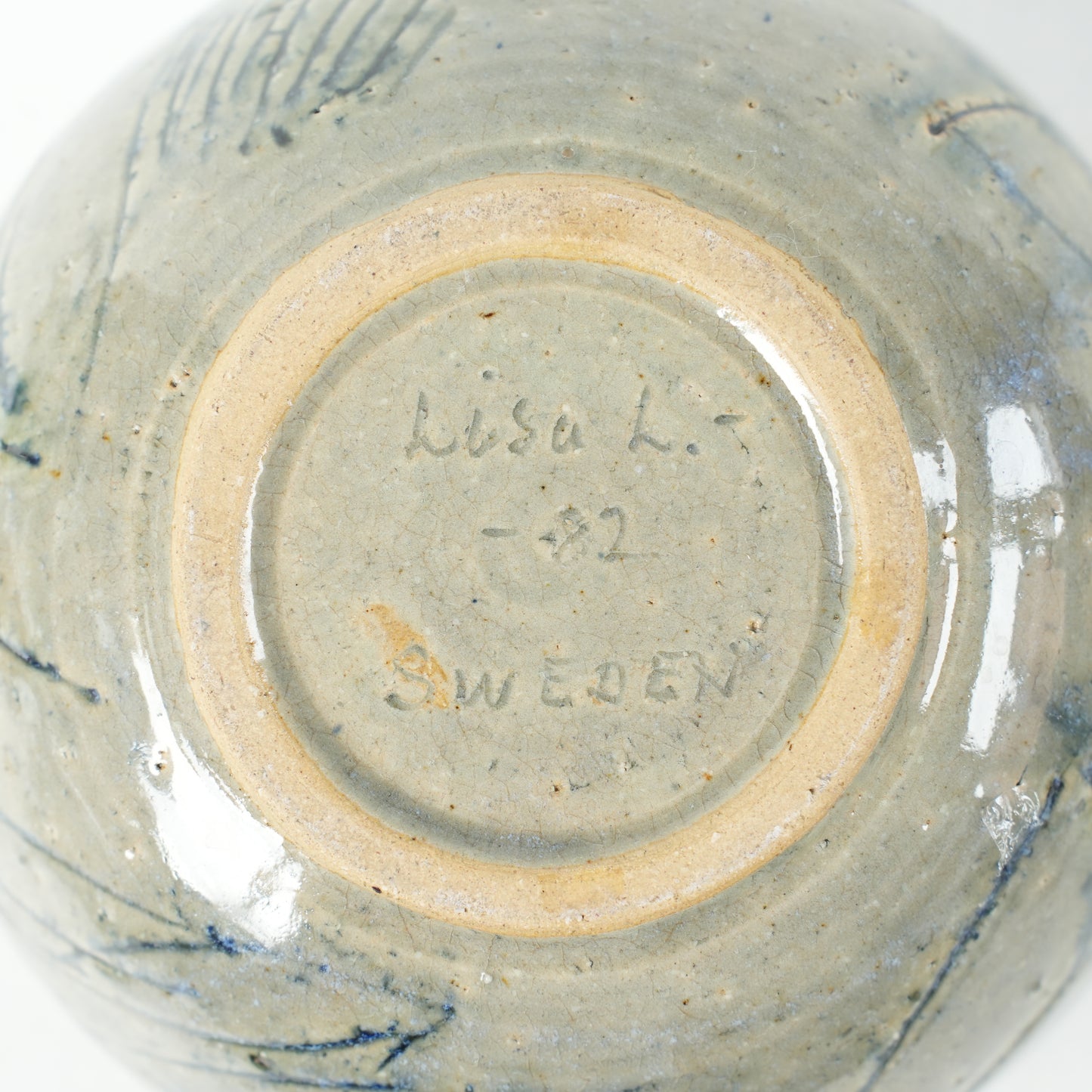 希少 リサ・ラーソン ユニークピース 薄紫色のフラワーベース - 15