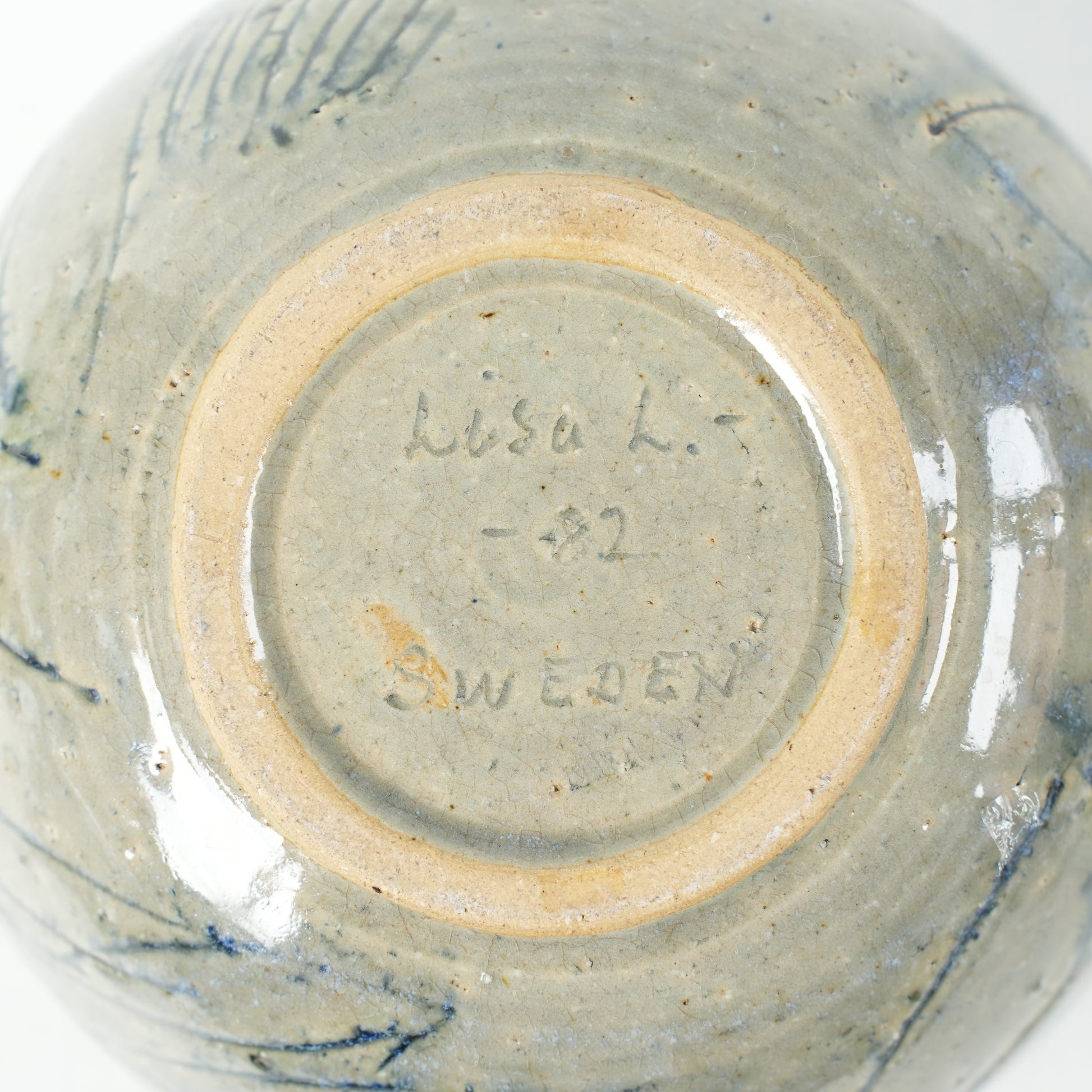 希少 リサ・ラーソン ユニークピース 薄紫色のフラワーベース - 15