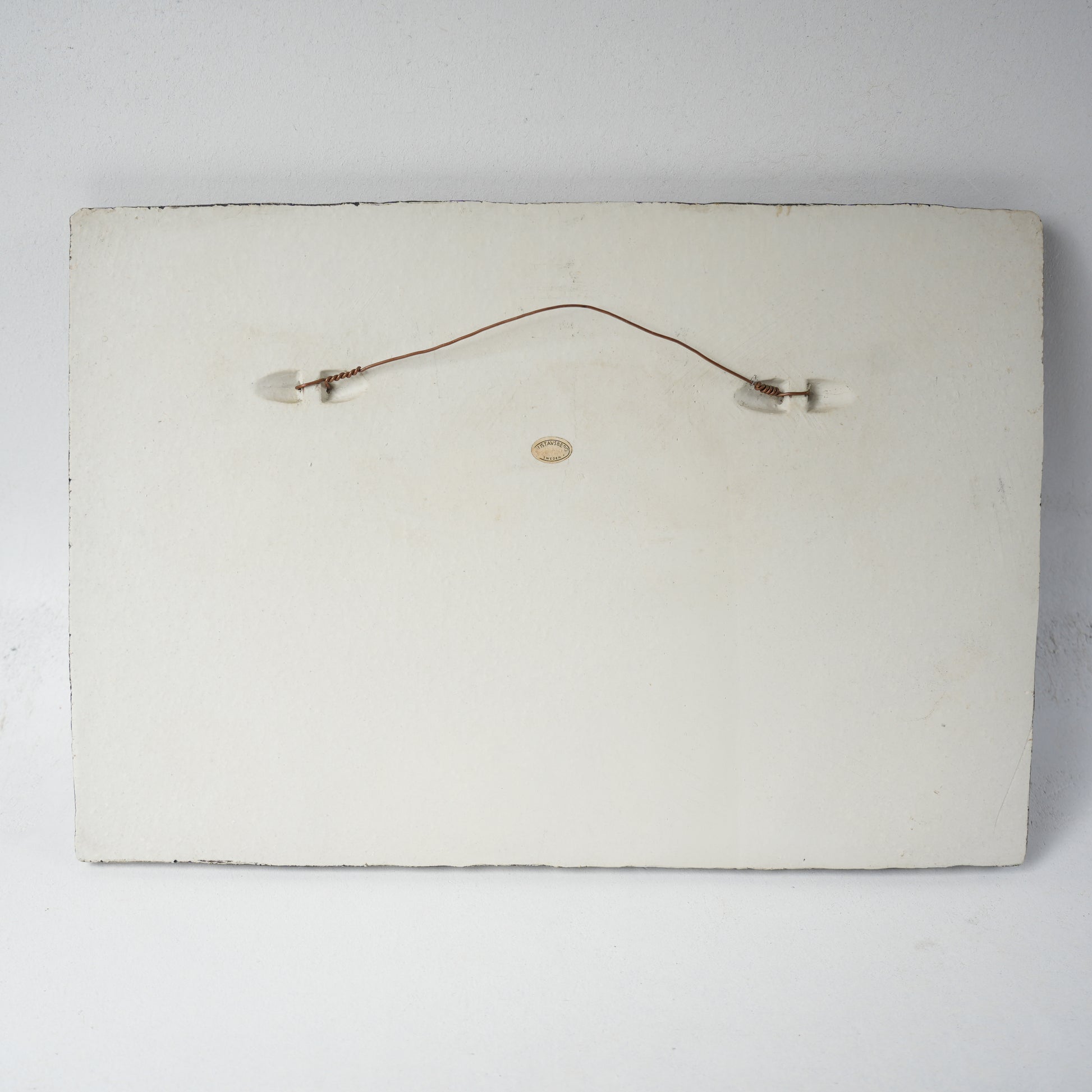 希少 リサ・ラーソン（Lisa Larson）グスタフスベリ 檻の中のライオン（LEJON I BUR）の陶板 - 9