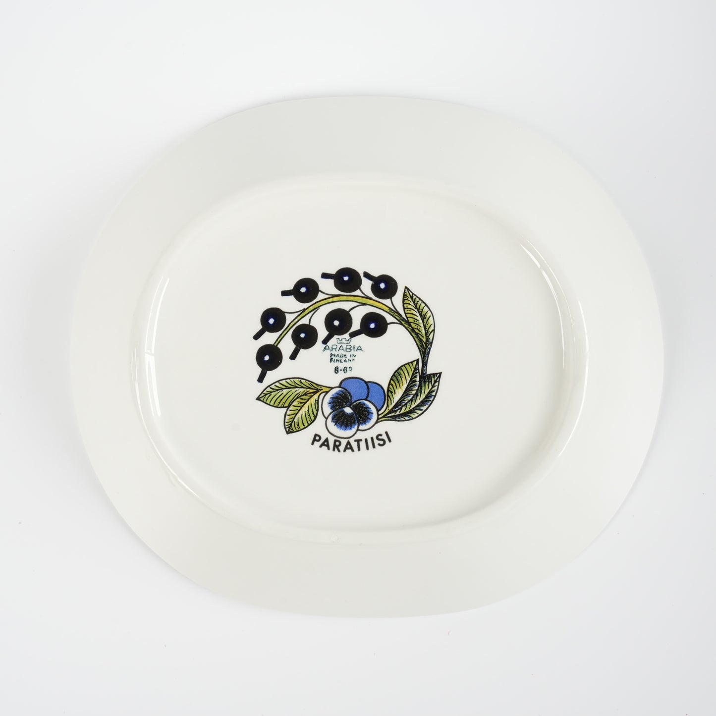 希少サイズ【ヴィオラロゴ】アラビア（ARABIA）パラティッシ（Paratiisi）深皿 スープ皿25cm - 4