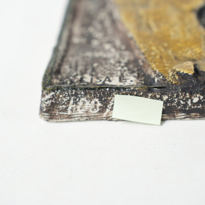 希少 リサ・ラーソン（Lisa Larson）グスタフスベリ 檻の中のライオン（LEJON I BUR）の陶板 - 12