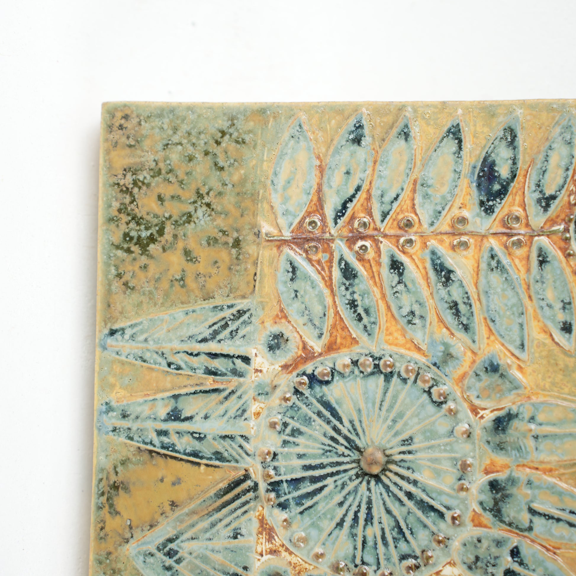 希少色 リサ・ラーソン グスタフスベリ 雄鶏（Tuppfågel）の陶板 - 5