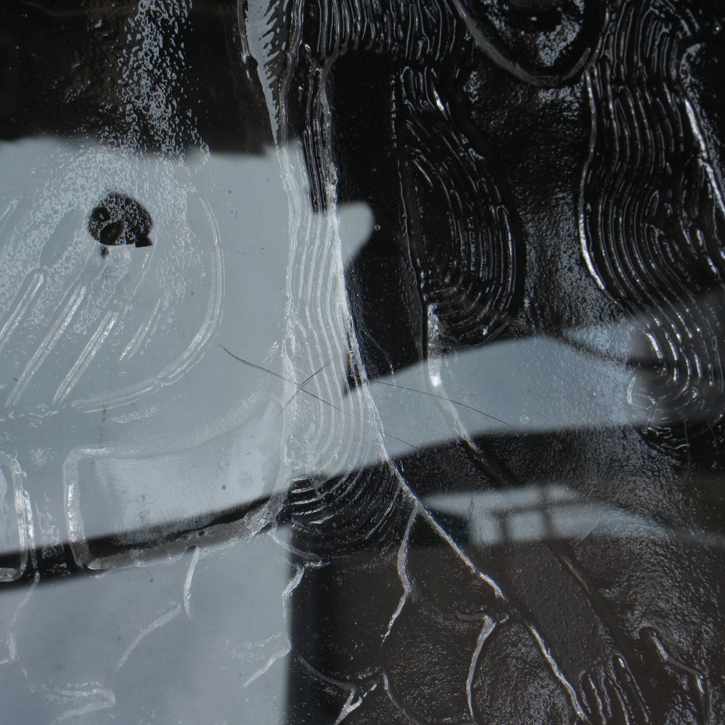 希少 リサ・ラーソン ローヤルクローナ 鳥と人魚のガラス像 - 9