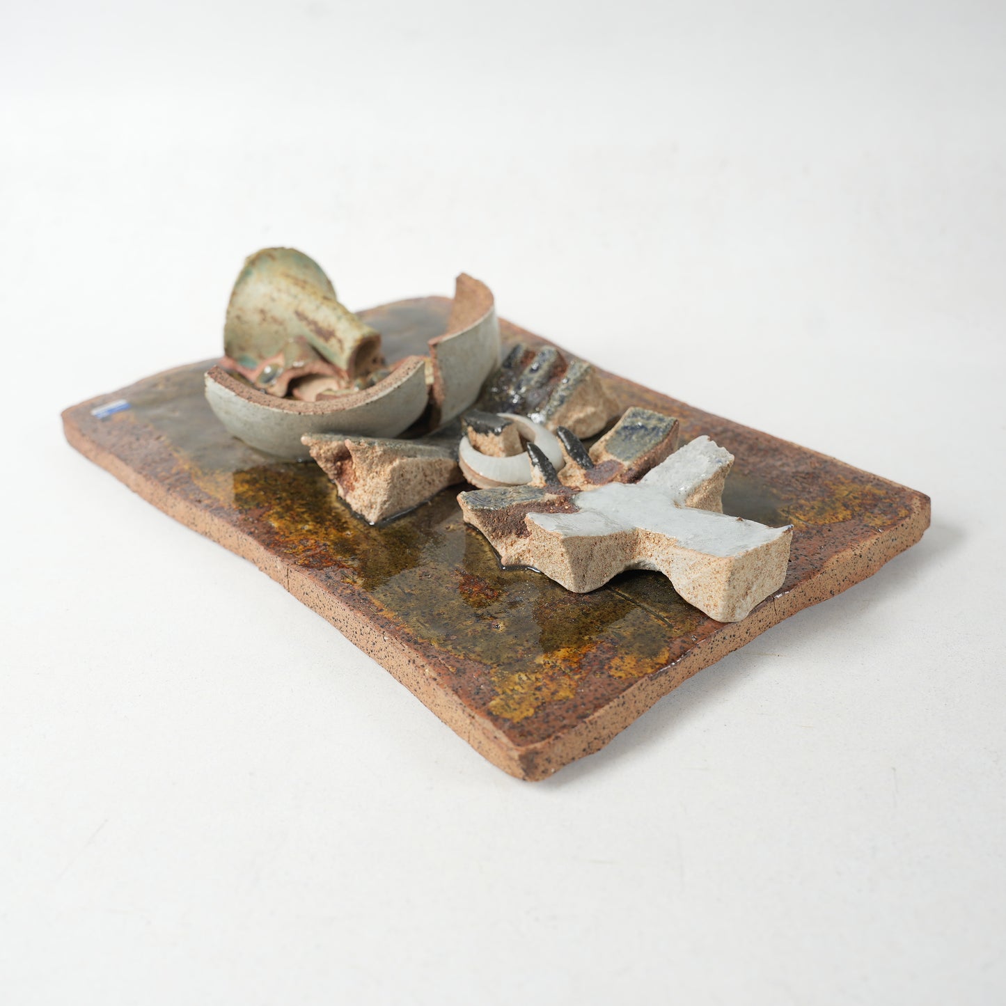 希少 リサ・ラーソン ユニークピース コラージュの陶板 - 10