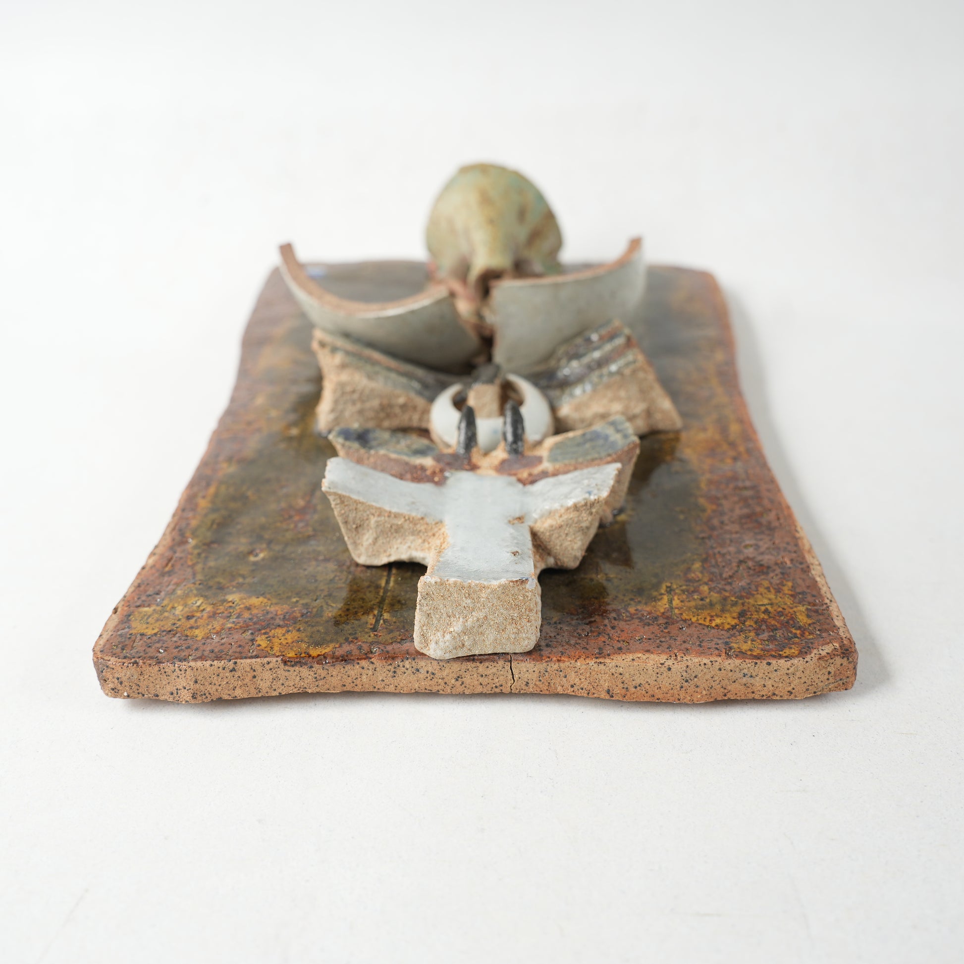 希少 リサ・ラーソン ユニークピース コラージュの陶板 - 11