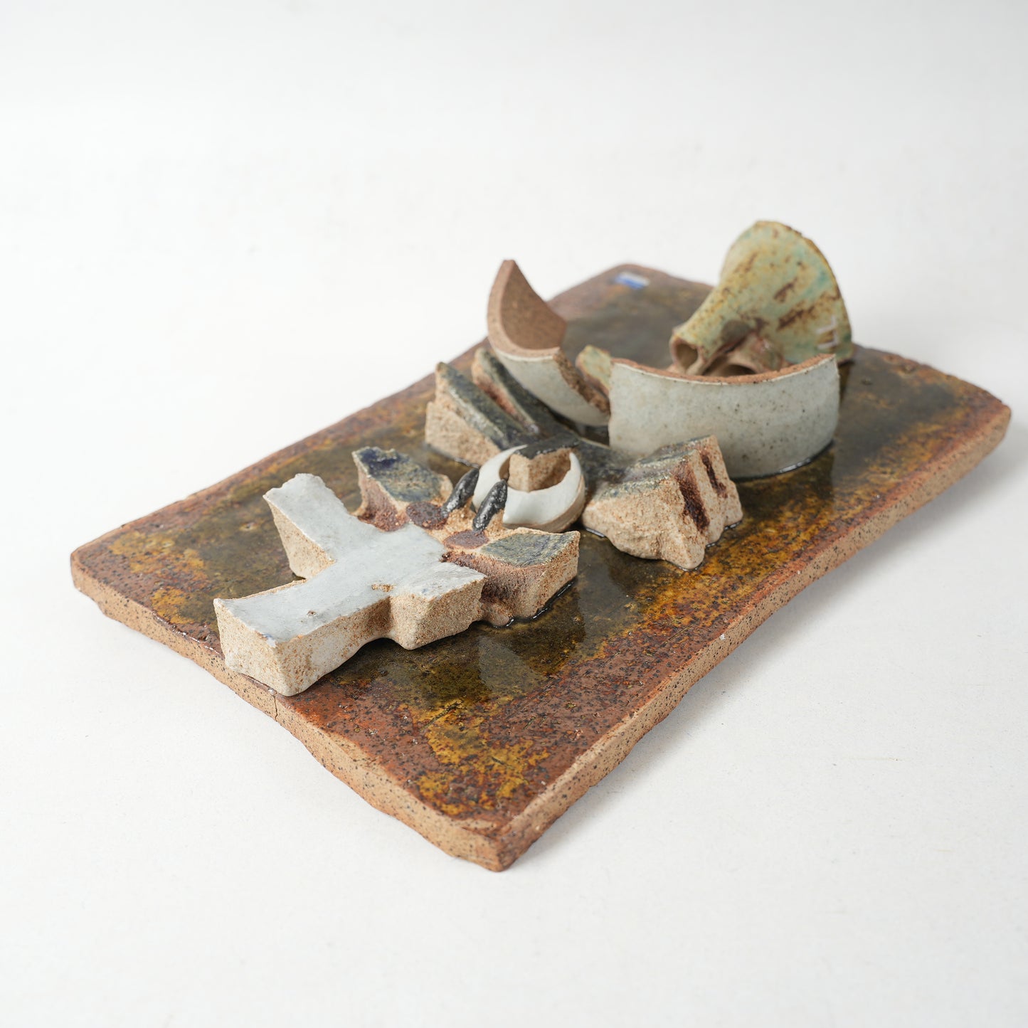 希少 リサ・ラーソン ユニークピース コラージュの陶板 - 12