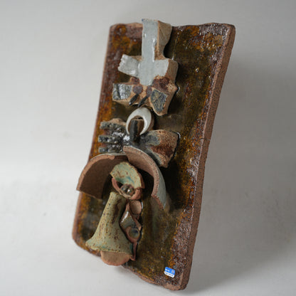 希少 リサ・ラーソン ユニークピース コラージュの陶板 - 18