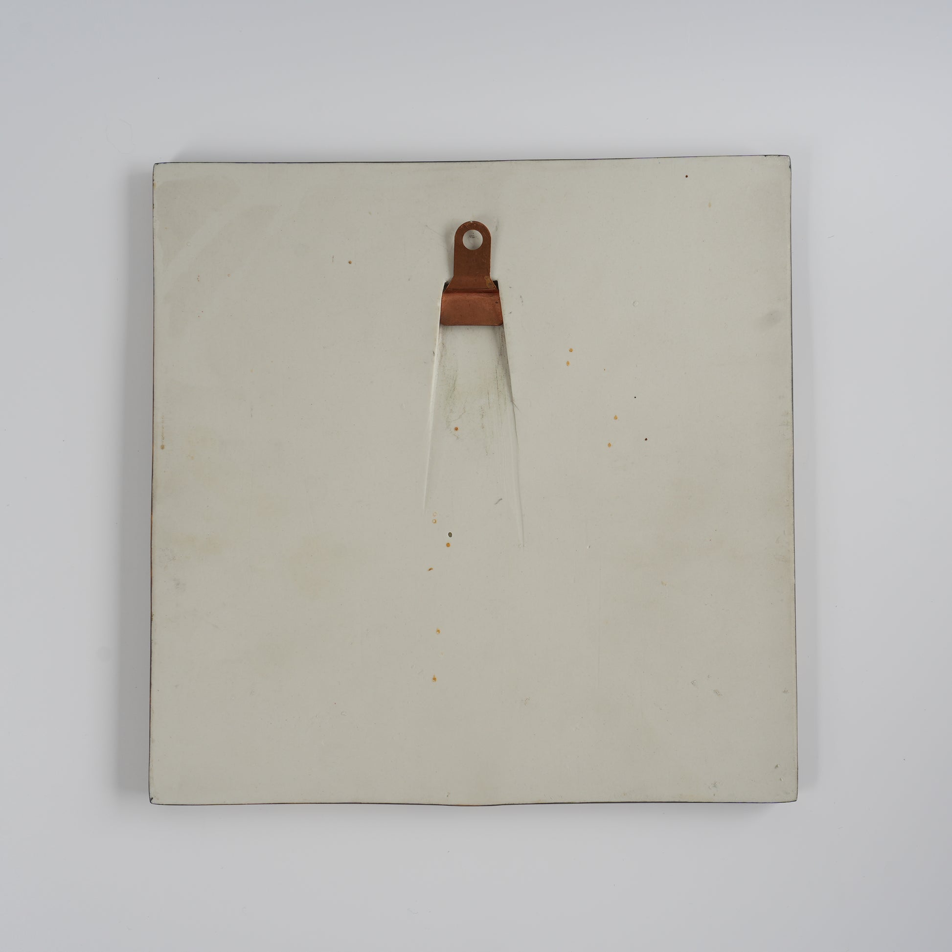 希少 グスタフスベリ リサ・ラーソン 黒い丸猫の陶板（Katt） 裏面（バックスタンプ）