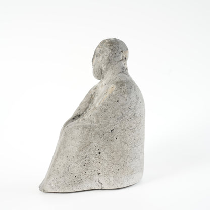 希少 リサ・ラーソン（Lisa Larson）ユニークピース コンクリート製 物憂げな男性像 - 2