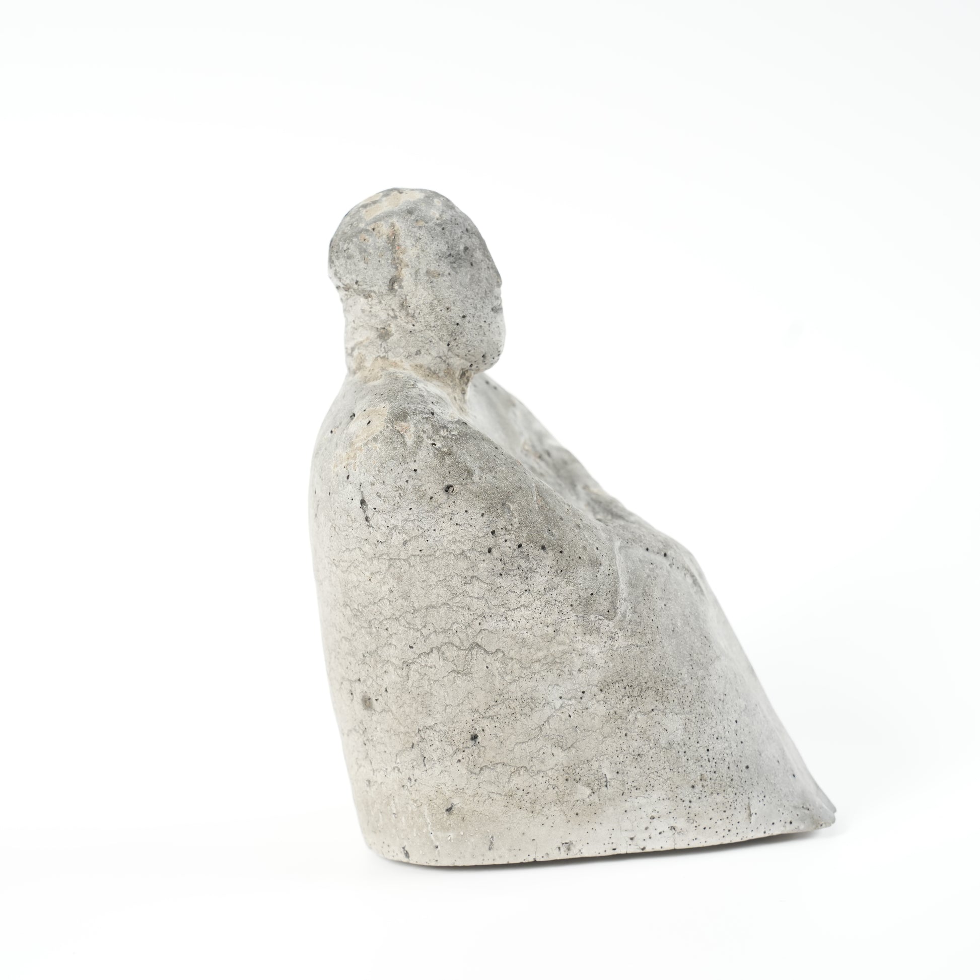 希少 リサ・ラーソン（Lisa Larson）ユニークピース コンクリート製 物憂げな男性像 - 25