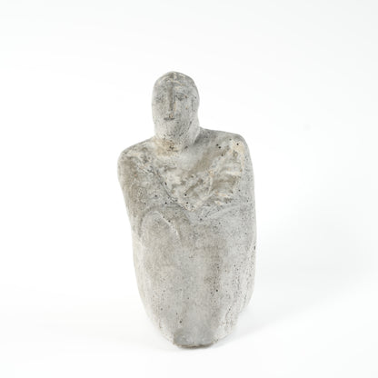 希少 リサ・ラーソン（Lisa Larson）ユニークピース コンクリート製 物憂げな男性像 - 20