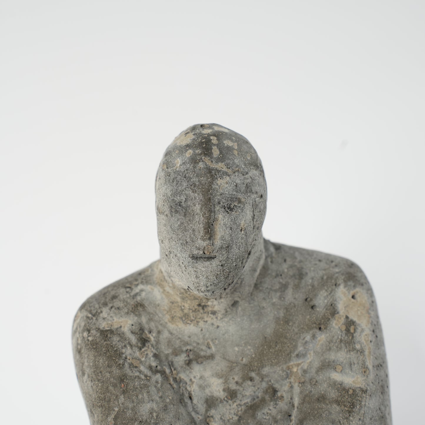 希少 リサ・ラーソン（Lisa Larson）ユニークピース コンクリート製 物憂げな男性像 - 26