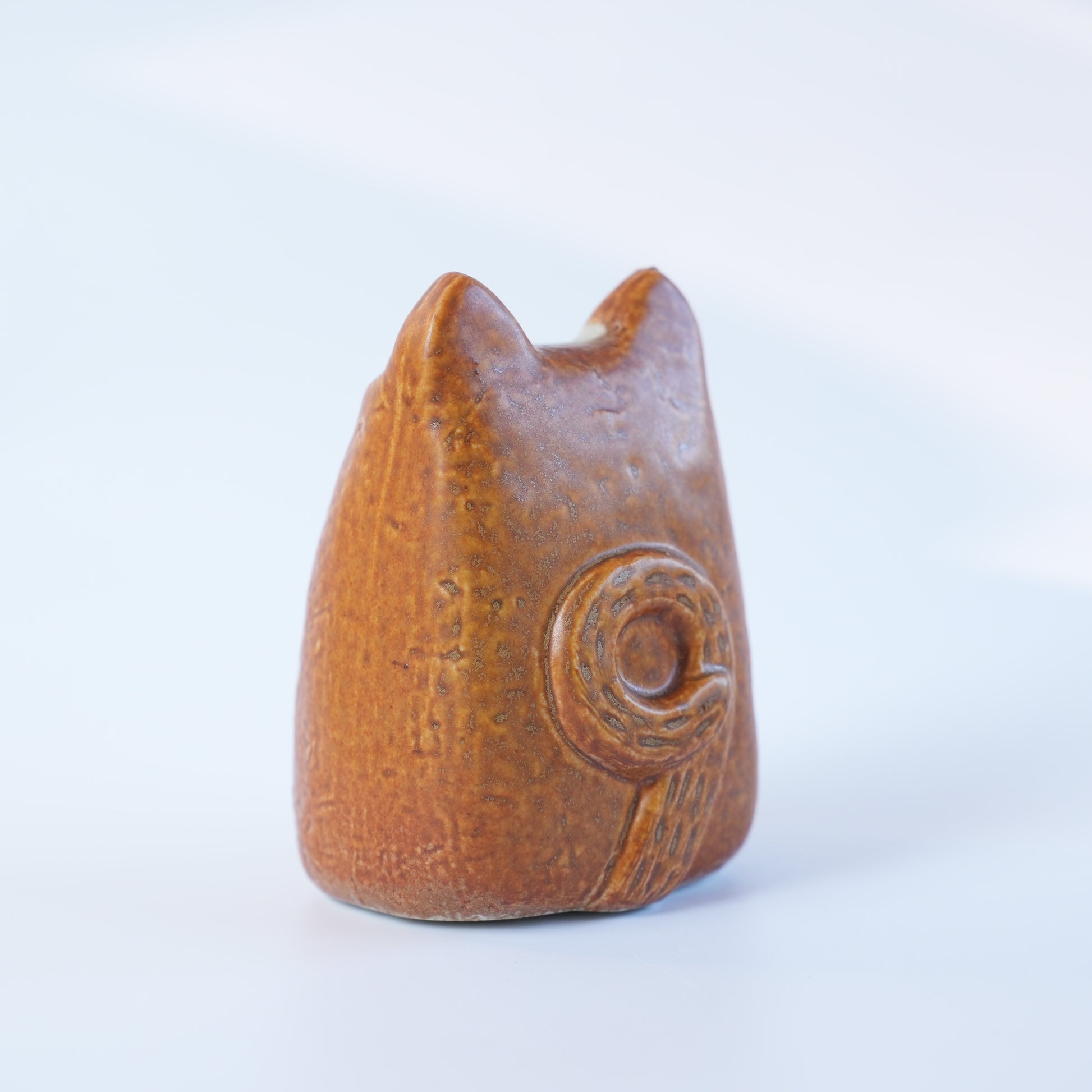 リサ・ラーソン 小さな猫（Liten Katt）オレンジ 1965年 グスタフスベリ オリジナルシール付き - 4