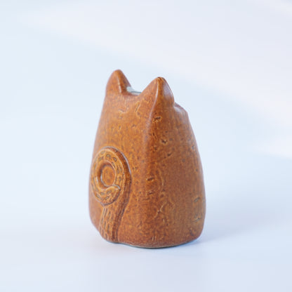 リサ・ラーソン 小さな猫（Liten Katt）オレンジ 1965年 グスタフスベリ オリジナルシール付き - 6