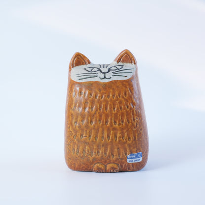 リサ・ラーソン 小さな猫（Liten Katt）オレンジ 1965年 グスタフスベリ オリジナルシール付き - 9