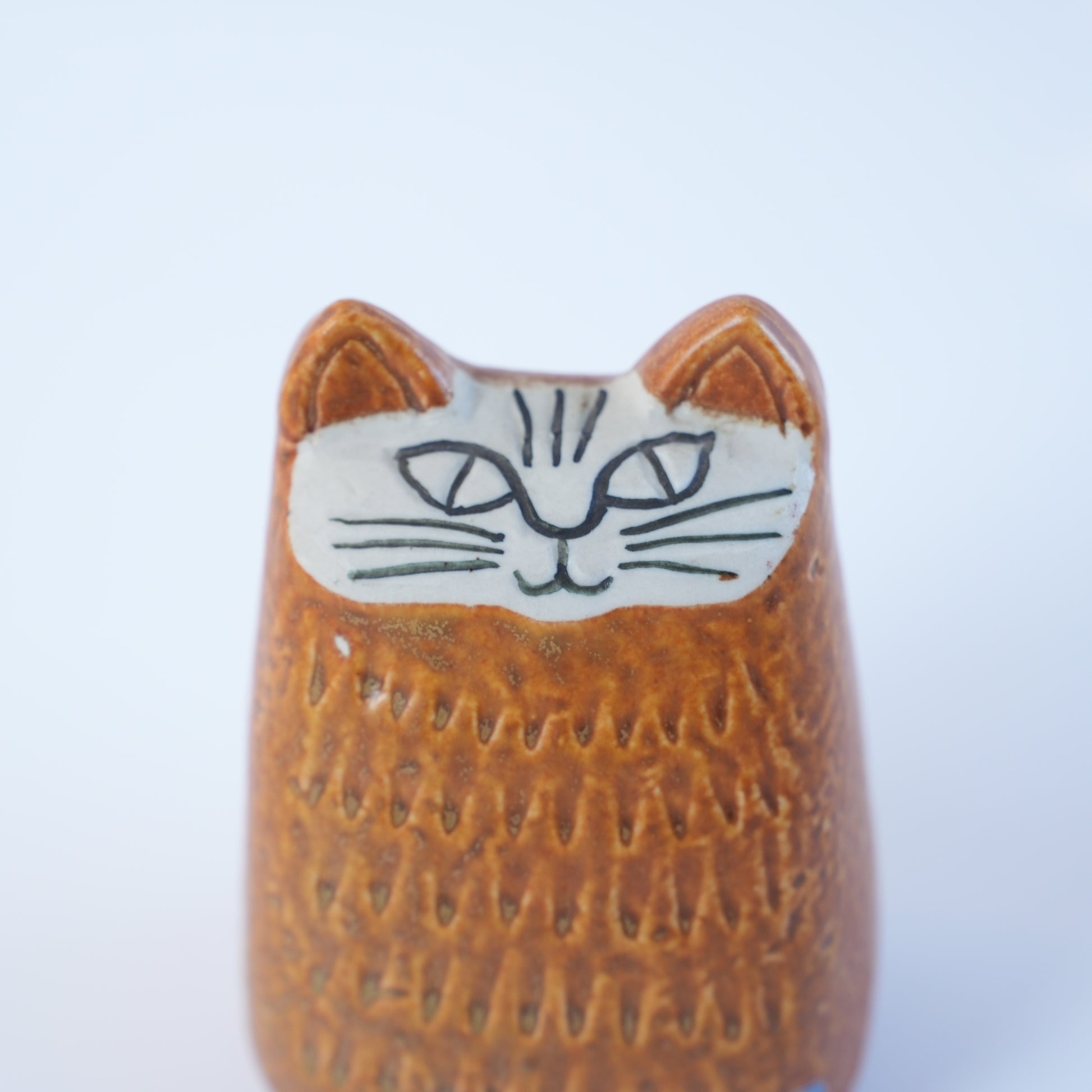 リサ・ラーソン 小さな猫（Liten Katt）オレンジ 1965年 グスタフスベリ オリジナルシール付き - 10