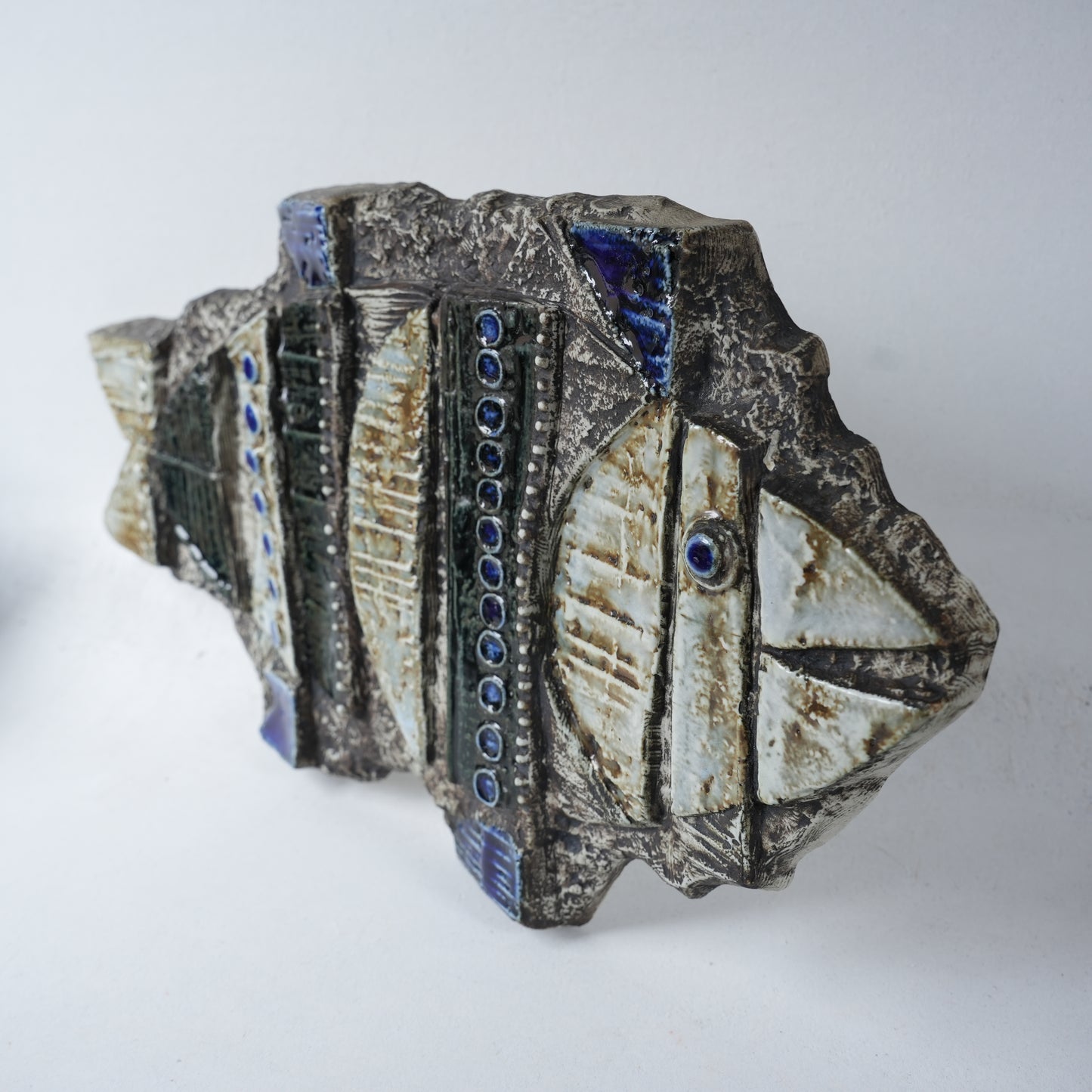 希少 リサ・ラーソン グスタフスベリ 150点限定 魚（Fisk）の陶板 - 10