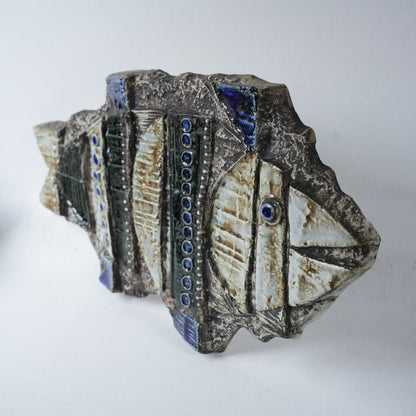 希少 リサ・ラーソン グスタフスベリ 150点限定 魚（Fisk）の陶板 - 10